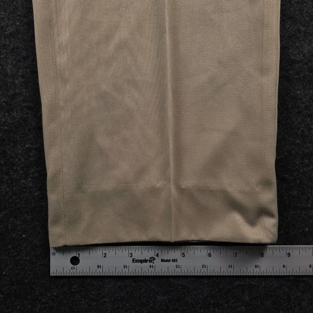 Polo Ralph Lauren Mens (Fits 32x28) Khaki Tan Pleated Pants Chino Trousers 32x30